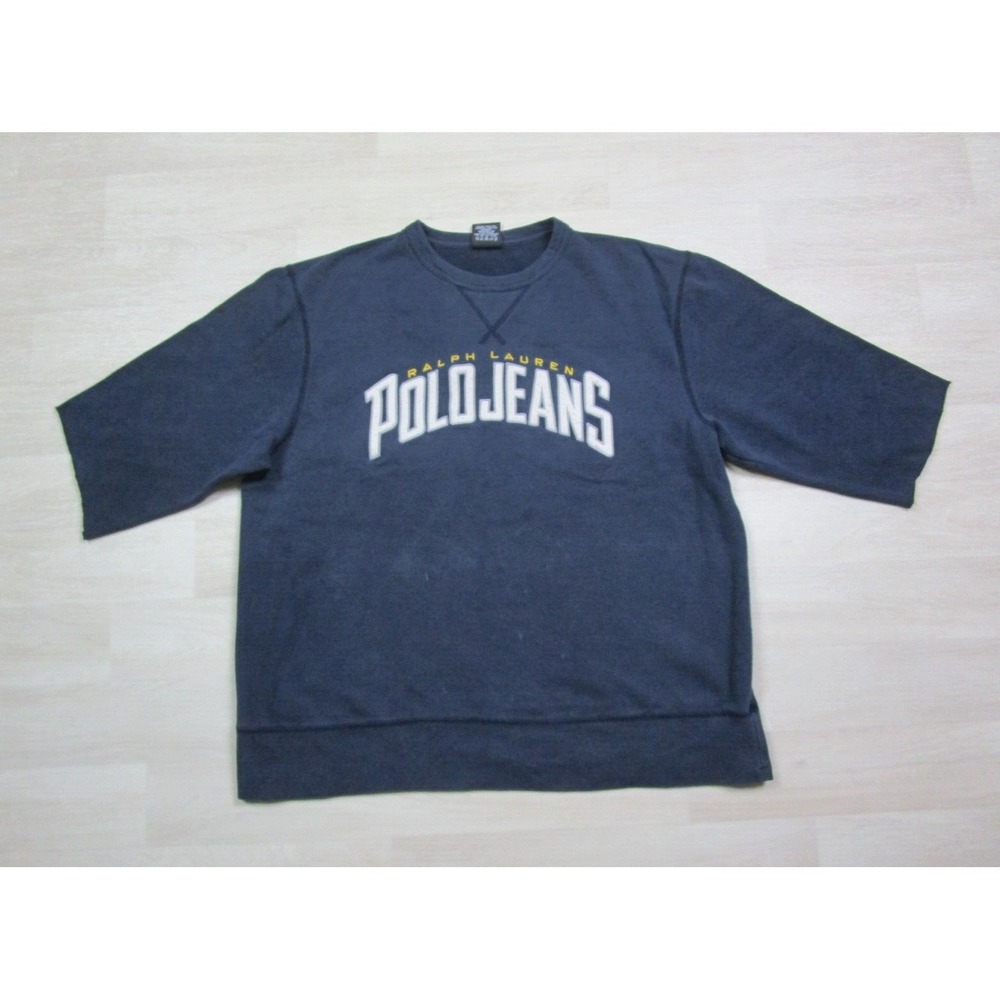 Polo Ralph Lauren Vintage 90's‎ Jeans Company Crewneck Sweatshirt (L) Distressed
